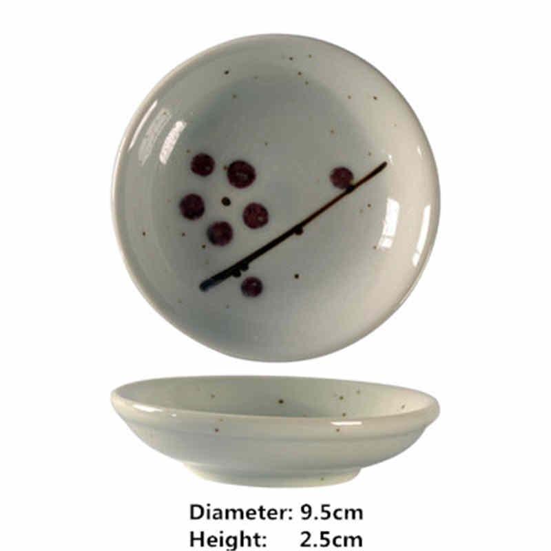Shop 0 18 Japanese small Ceramic Sushi Dishes Soy Sauce Dish Seasoning Saucers Plates Vinegar Salad Wasabi plate sauce cup gravy boats Mademoiselle Home Decor