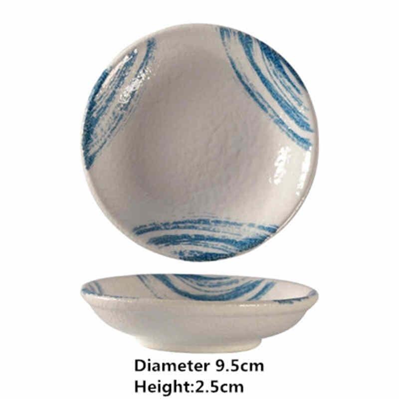 Shop 0 2 Japanese small Ceramic Sushi Dishes Soy Sauce Dish Seasoning Saucers Plates Vinegar Salad Wasabi plate sauce cup gravy boats Mademoiselle Home Decor