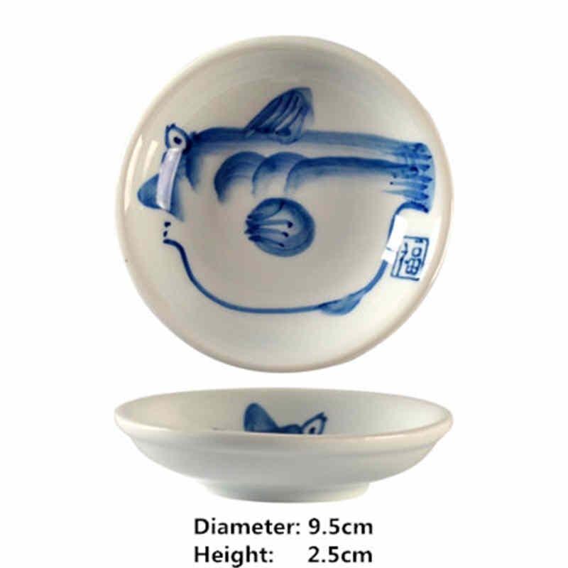 Shop 0 20 1 Japanese small Ceramic Sushi Dishes Soy Sauce Dish Seasoning Saucers Plates Vinegar Salad Wasabi plate sauce cup gravy boats Mademoiselle Home Decor