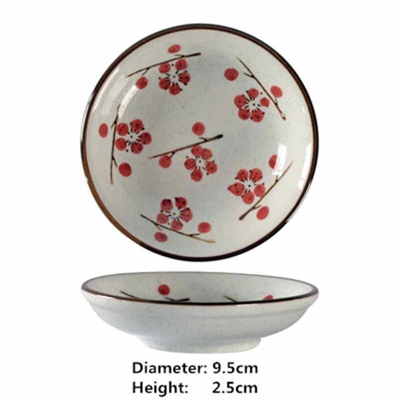 Shop 0 10 Japanese small Ceramic Sushi Dishes Soy Sauce Dish Seasoning Saucers Plates Vinegar Salad Wasabi plate sauce cup gravy boats Mademoiselle Home Decor