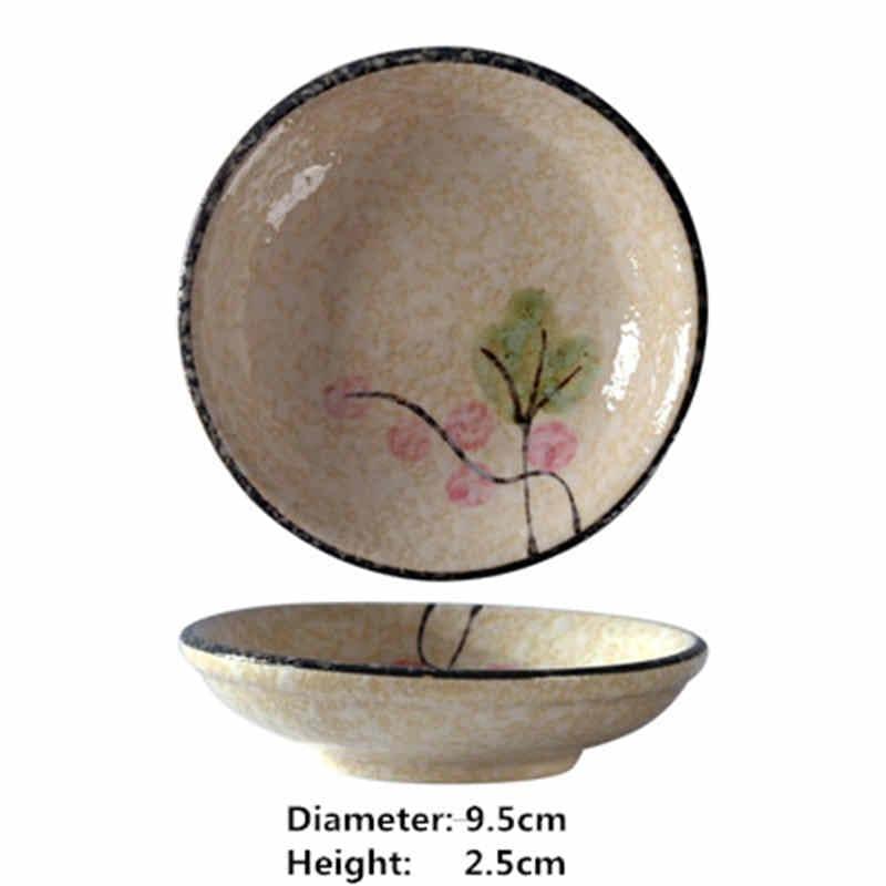 Shop 0 9 Japanese small Ceramic Sushi Dishes Soy Sauce Dish Seasoning Saucers Plates Vinegar Salad Wasabi plate sauce cup gravy boats Mademoiselle Home Decor
