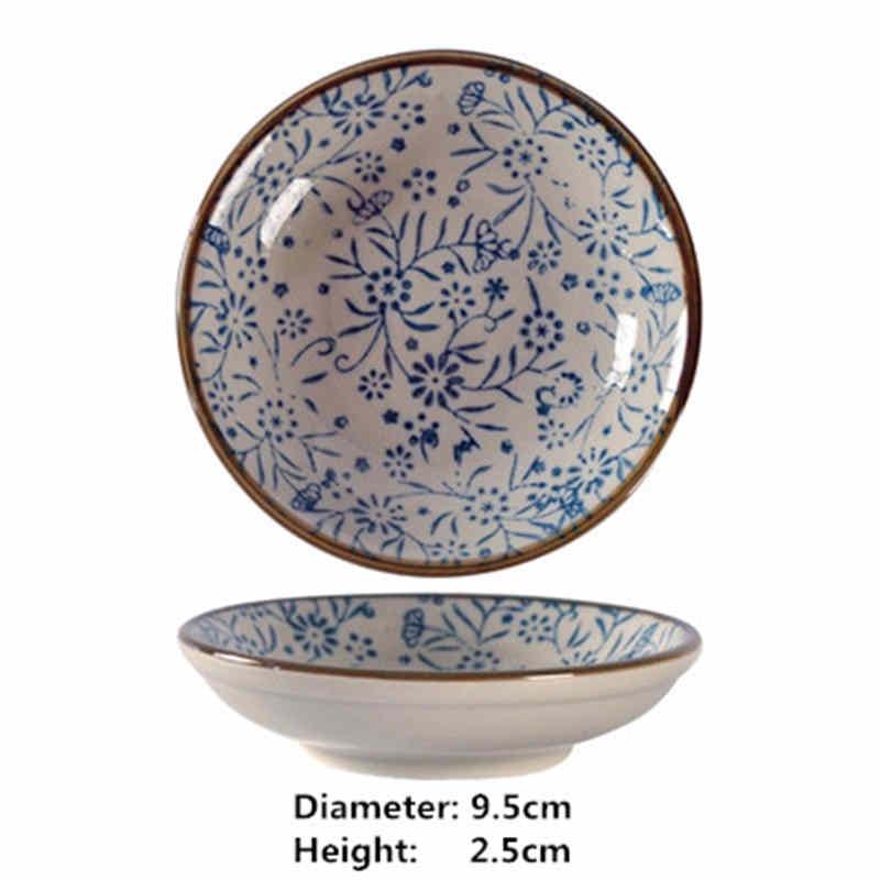 Shop 0 5 Japanese small Ceramic Sushi Dishes Soy Sauce Dish Seasoning Saucers Plates Vinegar Salad Wasabi plate sauce cup gravy boats Mademoiselle Home Decor