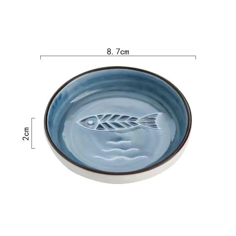 Shop 0 24 Japanese small Ceramic Sushi Dishes Soy Sauce Dish Seasoning Saucers Plates Vinegar Salad Wasabi plate sauce cup gravy boats Mademoiselle Home Decor