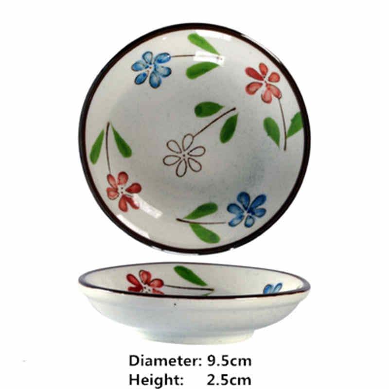 Shop 0 8 Japanese small Ceramic Sushi Dishes Soy Sauce Dish Seasoning Saucers Plates Vinegar Salad Wasabi plate sauce cup gravy boats Mademoiselle Home Decor
