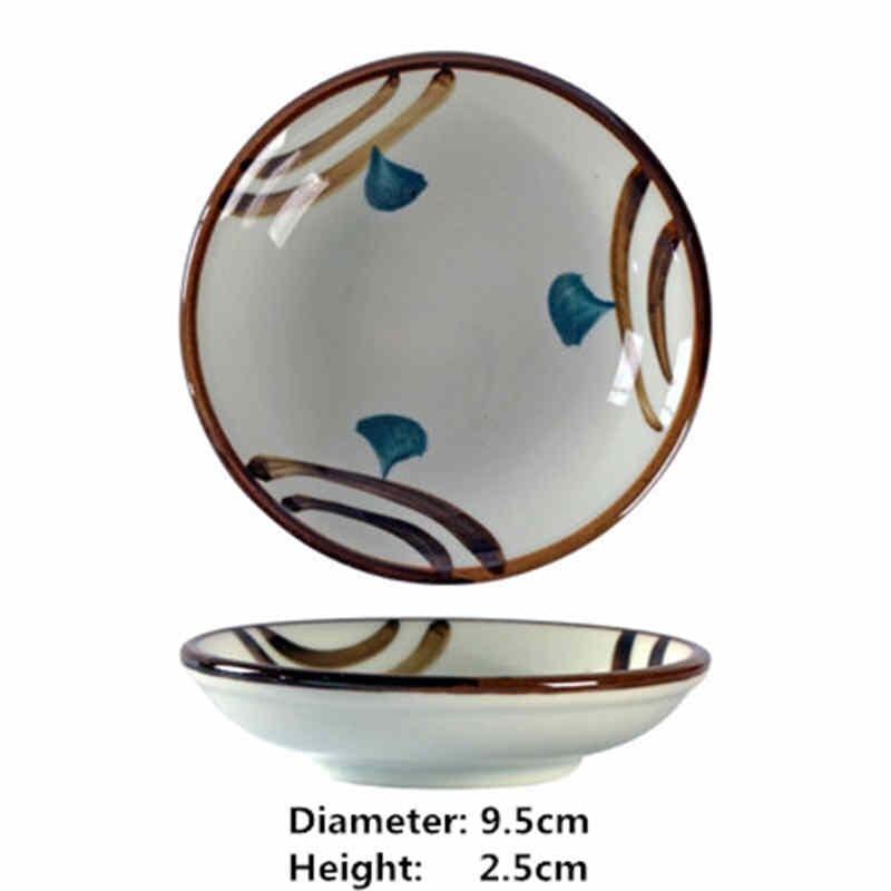 Shop 0 4 Japanese small Ceramic Sushi Dishes Soy Sauce Dish Seasoning Saucers Plates Vinegar Salad Wasabi plate sauce cup gravy boats Mademoiselle Home Decor