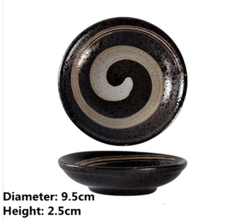Shop 0 21 Japanese small Ceramic Sushi Dishes Soy Sauce Dish Seasoning Saucers Plates Vinegar Salad Wasabi plate sauce cup gravy boats Mademoiselle Home Decor