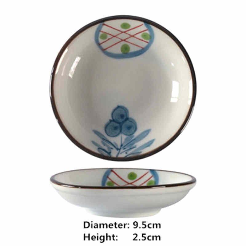Shop 0 7 Japanese small Ceramic Sushi Dishes Soy Sauce Dish Seasoning Saucers Plates Vinegar Salad Wasabi plate sauce cup gravy boats Mademoiselle Home Decor
