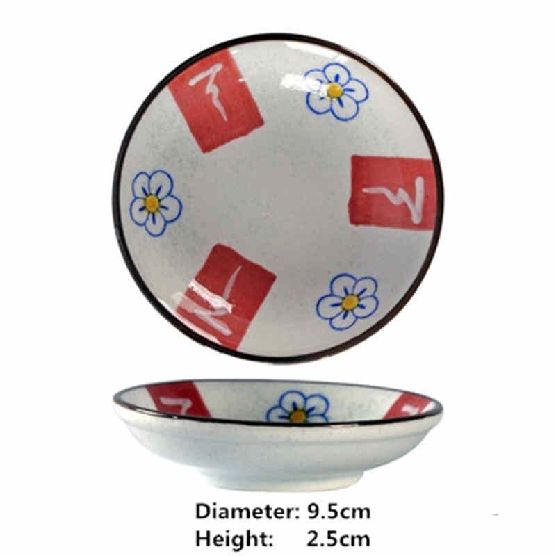Shop 0 6 Japanese small Ceramic Sushi Dishes Soy Sauce Dish Seasoning Saucers Plates Vinegar Salad Wasabi plate sauce cup gravy boats Mademoiselle Home Decor