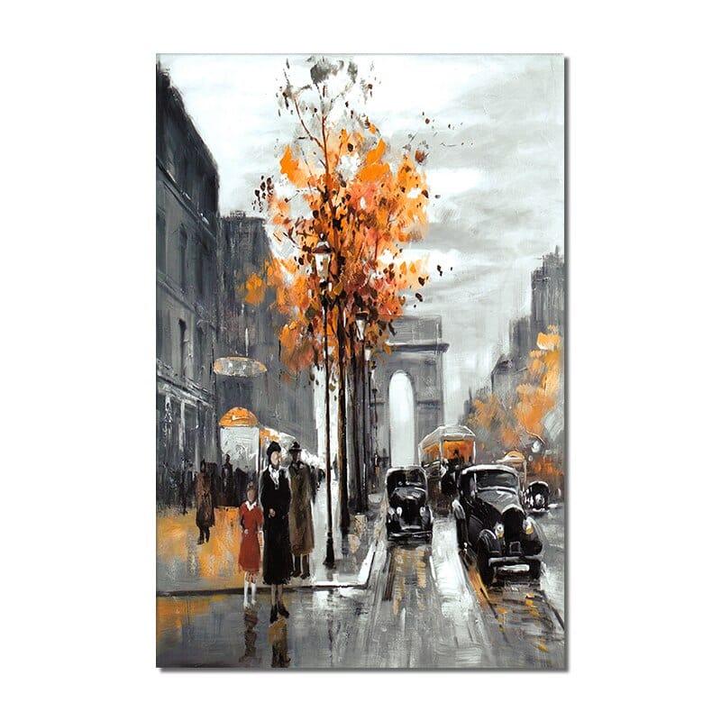 Shop 0 20X30cm no frame / SY 15915 Abstract Landscape Canvas Painting Modern Nordic Street  Scene Posters And Prints Wall Art Picture For Living Room Home Decor Mademoiselle Home Decor