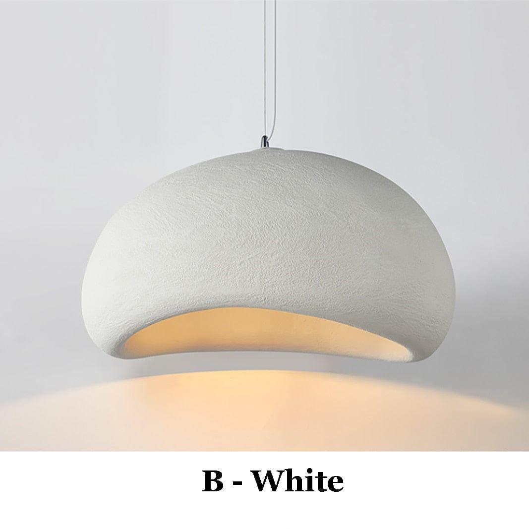 Shop 0 B - White / D30 x H150cm / Cold White Japanese Wabi-Sabi Chandelier Modern Minimalist Dining Room Living Room Bedroom Bar Designer Homestay E27 Decorate Hanging Lamp Mademoiselle Home Decor