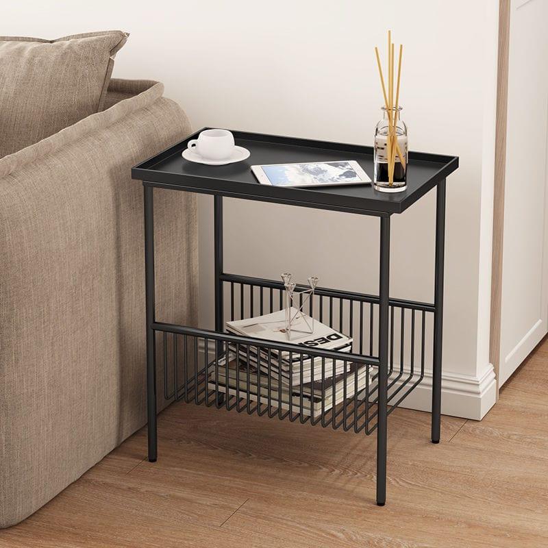 Shop 0 Wuli Danish Design/ins Style Sofa Side Table Wrought Iron Corner Table Nordic Bedside Storage Small Table Coffee Table Rack Mademoiselle Home Decor