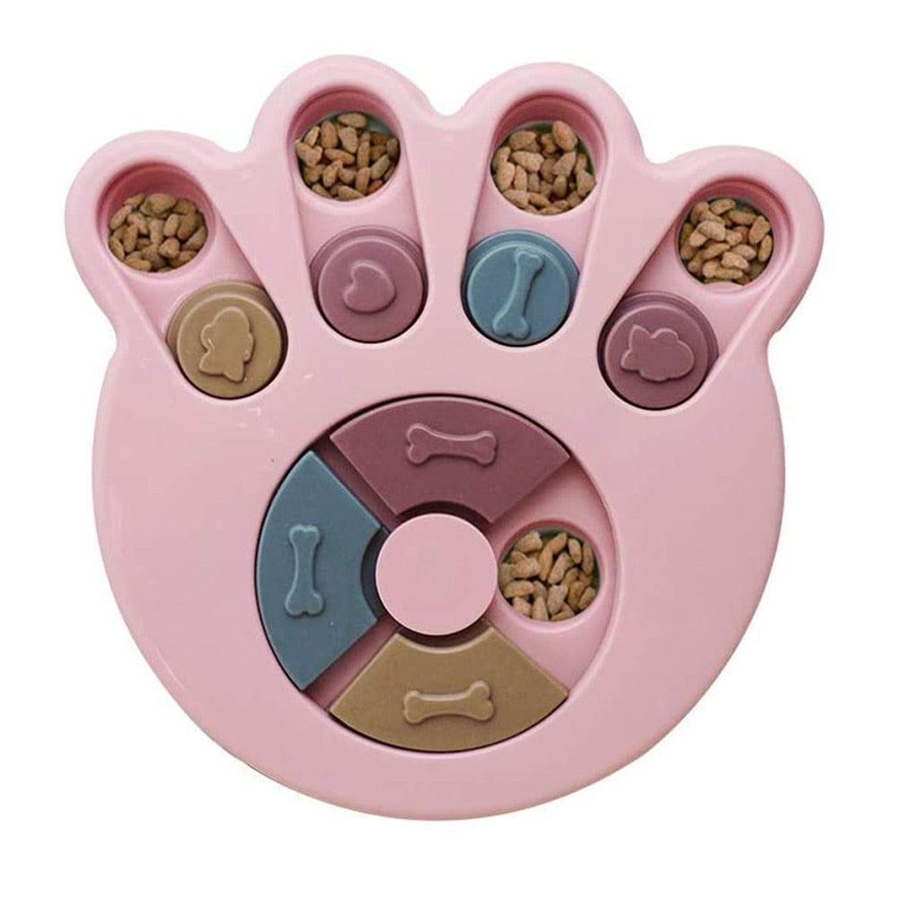 Shop 0 Footprint (Pink) Paw Dog Puzzle Toy Mademoiselle Home Decor