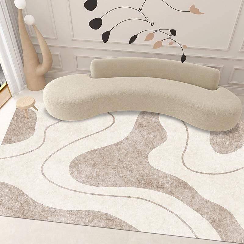 Shop 0 Art  Abstract Washable Carpet Rug for Living Room Washable Modern Printing Geometric Floor Rug Carpet for Parlor Mat Bedroom Mademoiselle Home Decor