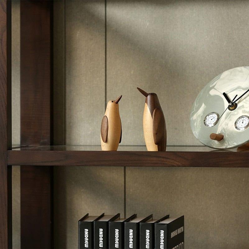 Shop 0 Denmark wood small penguin ornaments American country soft decoration Housing model study desktop wooden play equipment Mademoiselle Home Decor