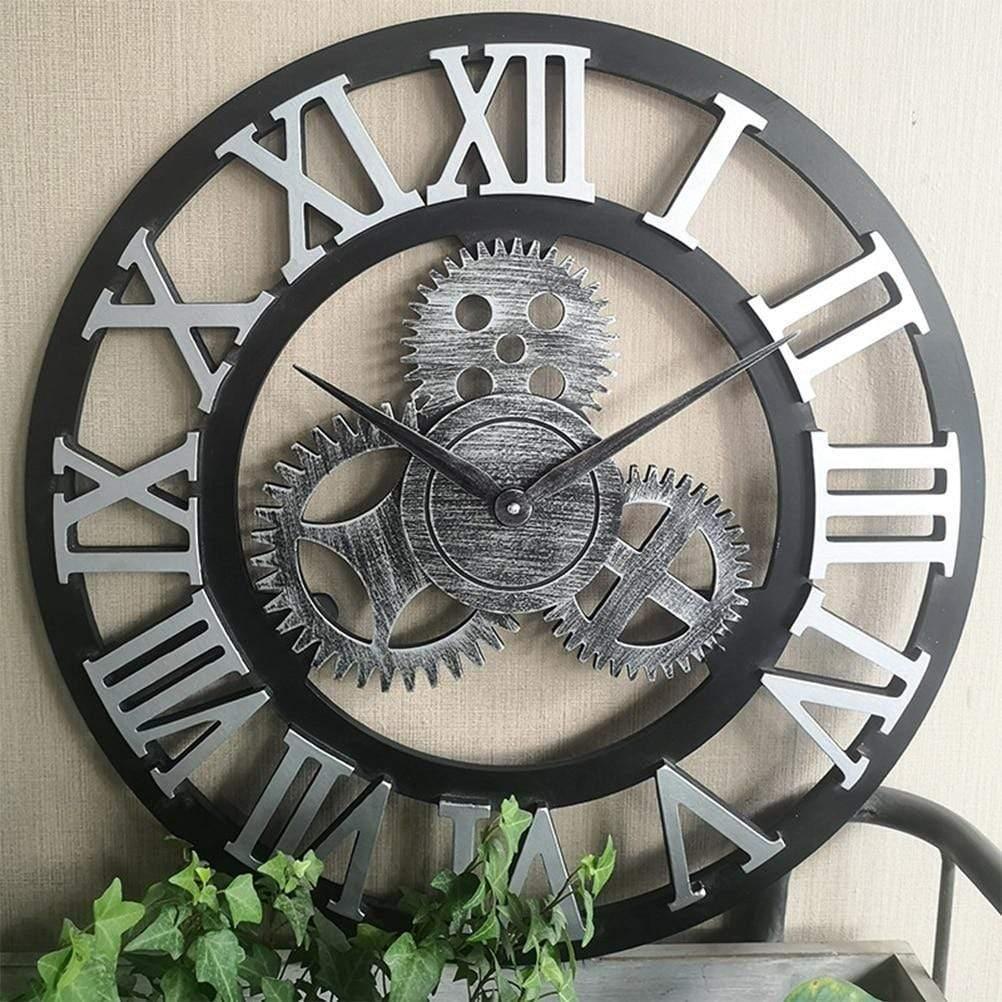 Shop 0 Silver / Small Philae Clock Mademoiselle Home Decor