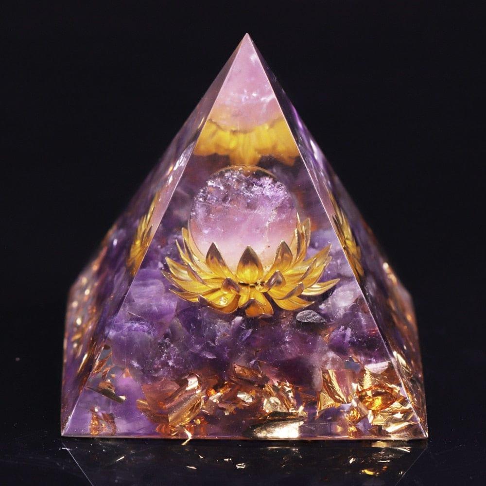 Shop 0 Healing Crystals Chakra Stones Emf Protection Orgone Pyramid Reiki Energy Meditation Pyramid For Positive Energy With Quartz Mademoiselle Home Decor