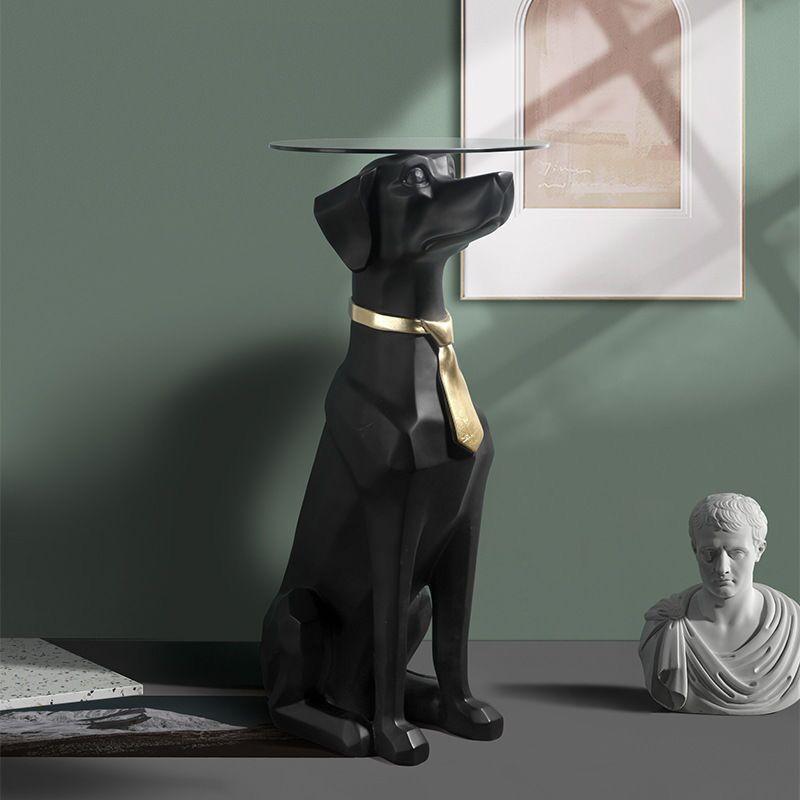Shop 0 Figurines For Interior Home Decoration Accessories For Living Room American Dog Floor Ornament Room Decor Sculptures Statues Mademoiselle Home Decor