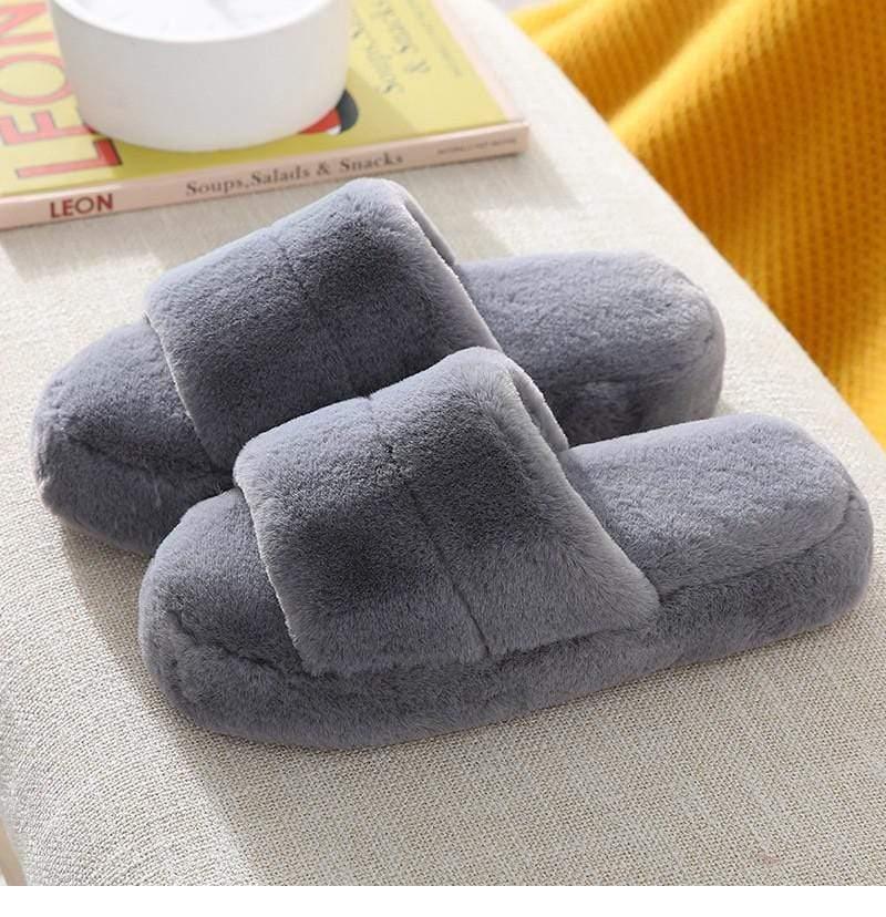 Shop 200001004 grey / 35 Sable Slippers Mademoiselle Home Decor