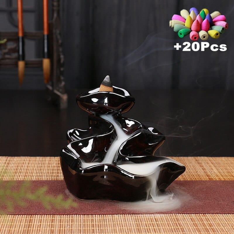 Shop 0 AA35 with 20cones San Incense Burner Mademoiselle Home Decor
