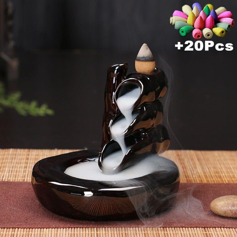 Shop 0 AA12 with 20cones San Incense Burner Mademoiselle Home Decor