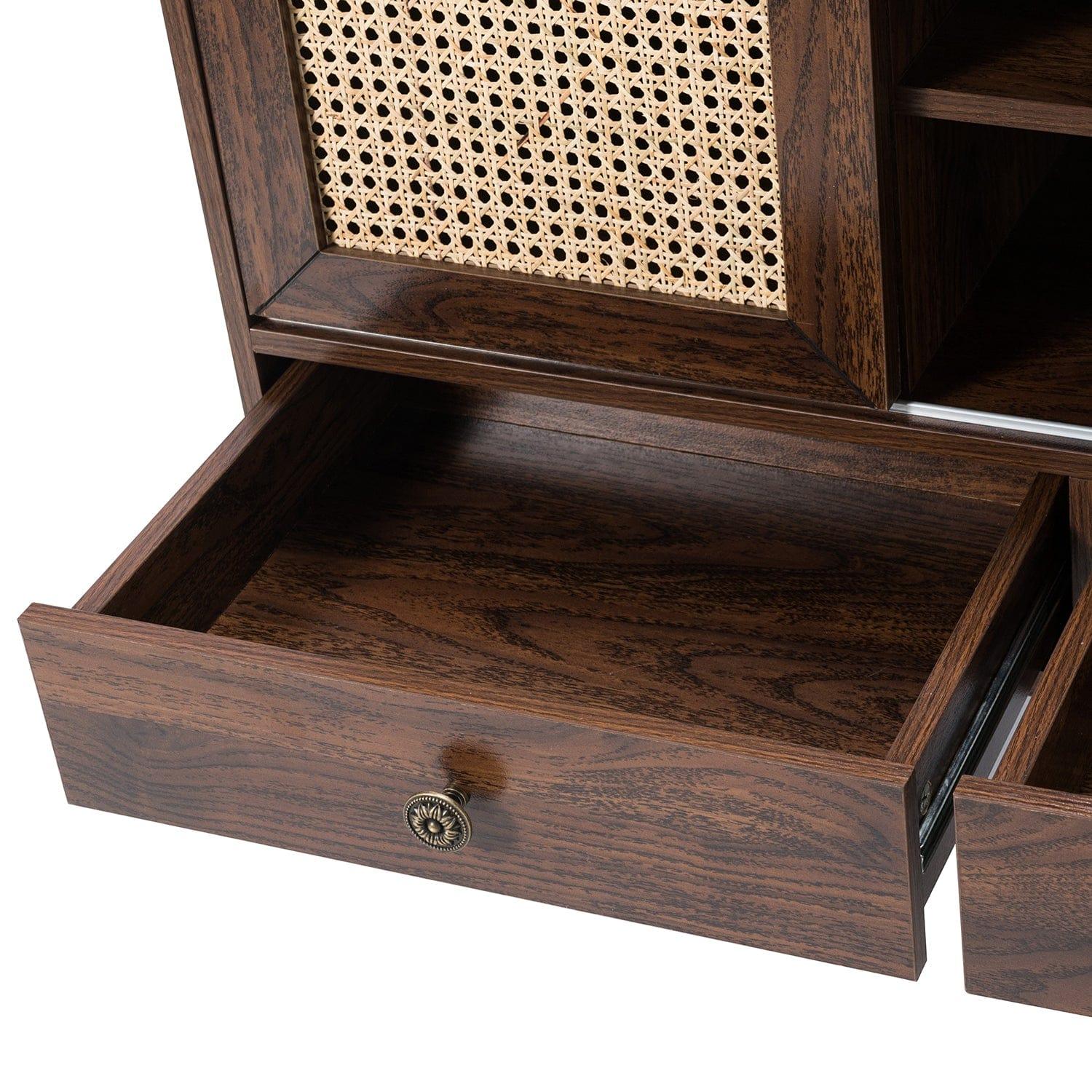 Shop Thetis TV Stand with Two Doors for TVs up to 65" Mademoiselle Home Decor