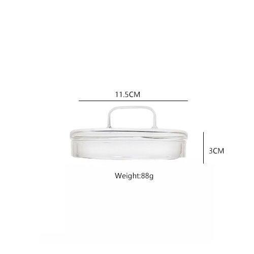 Shop 0 China / F Glass Food Storage Jar Sealed Moisture-Proof Multi-Grain Container Stacked Multi-Layer Kitchen Refrigerator Fruit Salad Bowl Mademoiselle Home Decor