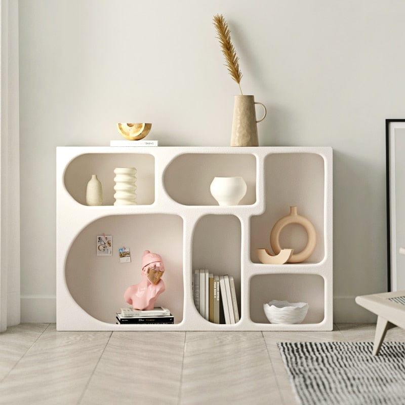 Shop 0 Living Room Shelf Floor Display Cabinet White Product Showcase French Bookcase Mademoiselle Home Decor