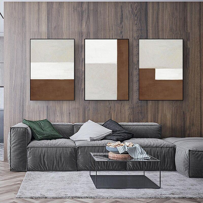 Shop 0 Abstract minimalist colour blocks Canvas Art Paintings for Living Room Bedroom Posters and Prints Modern wabi-sabi Wall Posters Mademoiselle Home Decor