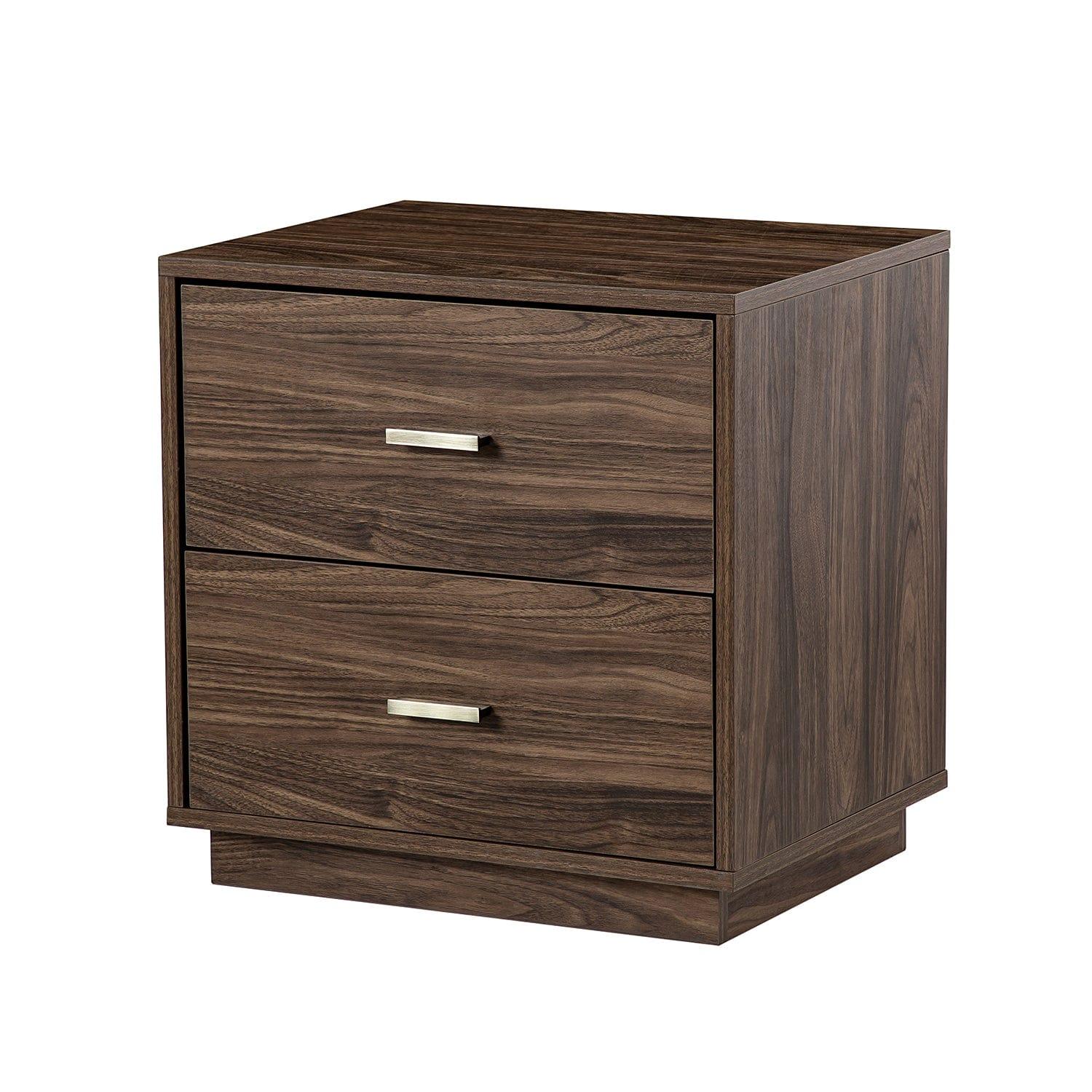 Shop Phthia 2-Drawer End table with Storage Mademoiselle Home Decor