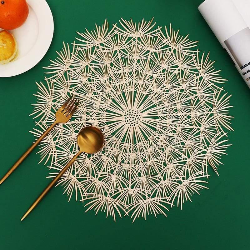Shop 0 Dandelion Pattern Placemats for Dining Table Set of 6 Stain Resistant Durable Place Mats Coasters for Table Decor Wedding Party Mademoiselle Home Decor