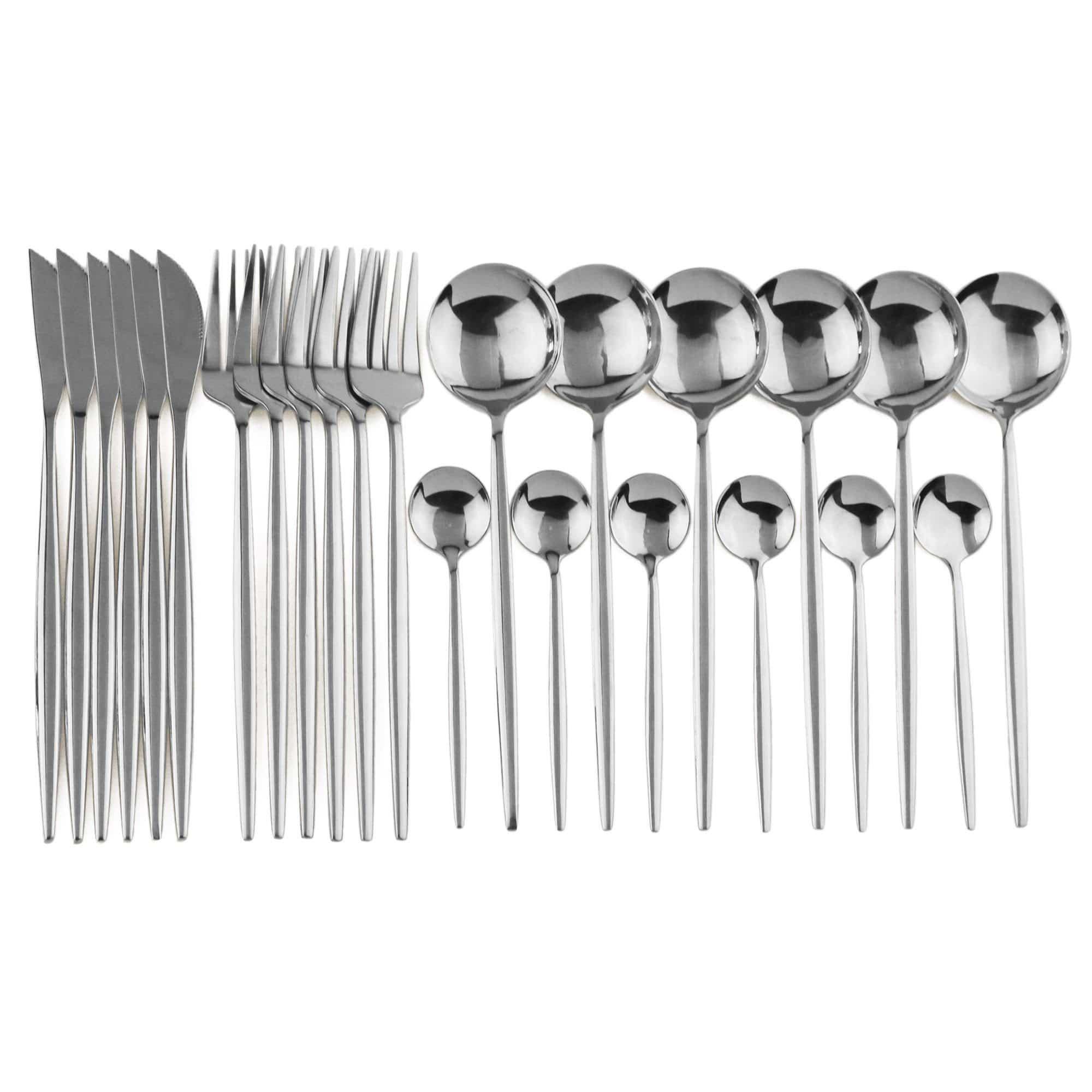 Shop 100003310 Silver Stoneridge Cutlery Set Mademoiselle Home Decor