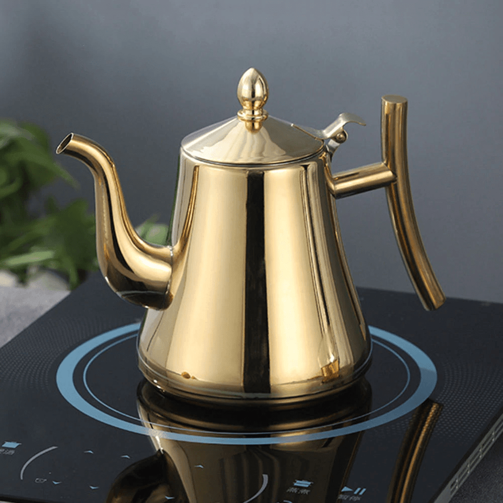 Shop Tiana Stainless Steel Teapot Mademoiselle Home Decor