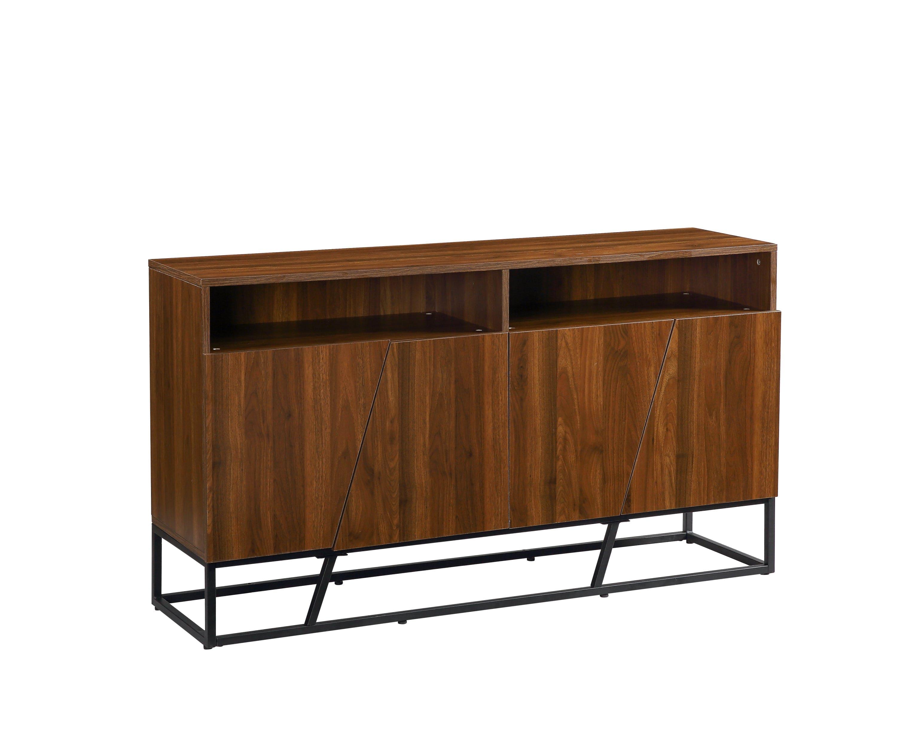 Shop ACME Walden Console Table in Walnut Finish AC00795 Mademoiselle Home Decor