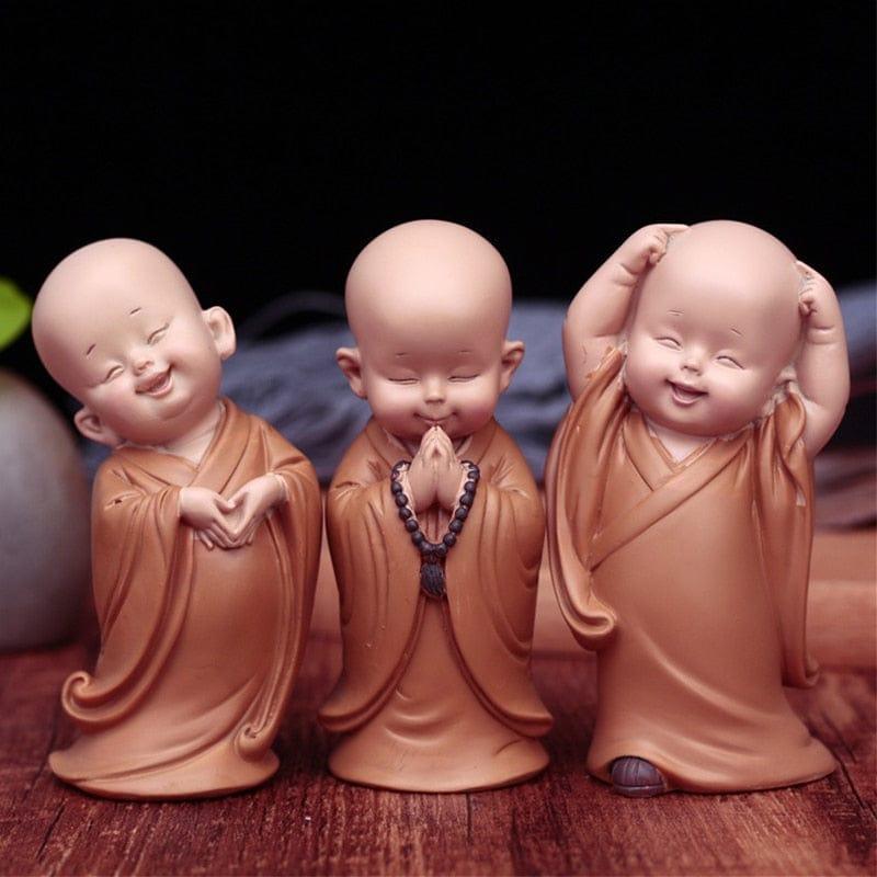 Shop 0 Small Monk Figurines Religion Resin Crafts Desk Miniatures Decoration Ornaments Accessories Home Decor Monk Home Decoration Mademoiselle Home Decor