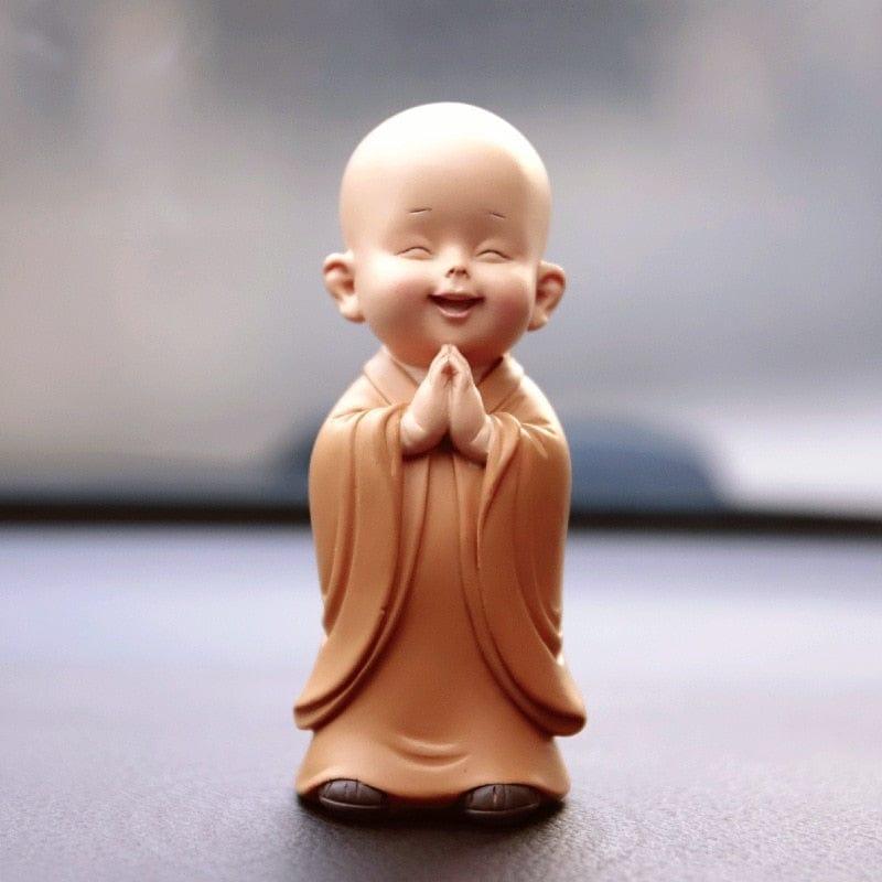 Shop 0 1034-17A Small Monk Figurines Religion Resin Crafts Desk Miniatures Decoration Ornaments Accessories Home Decor Monk Home Decoration Mademoiselle Home Decor