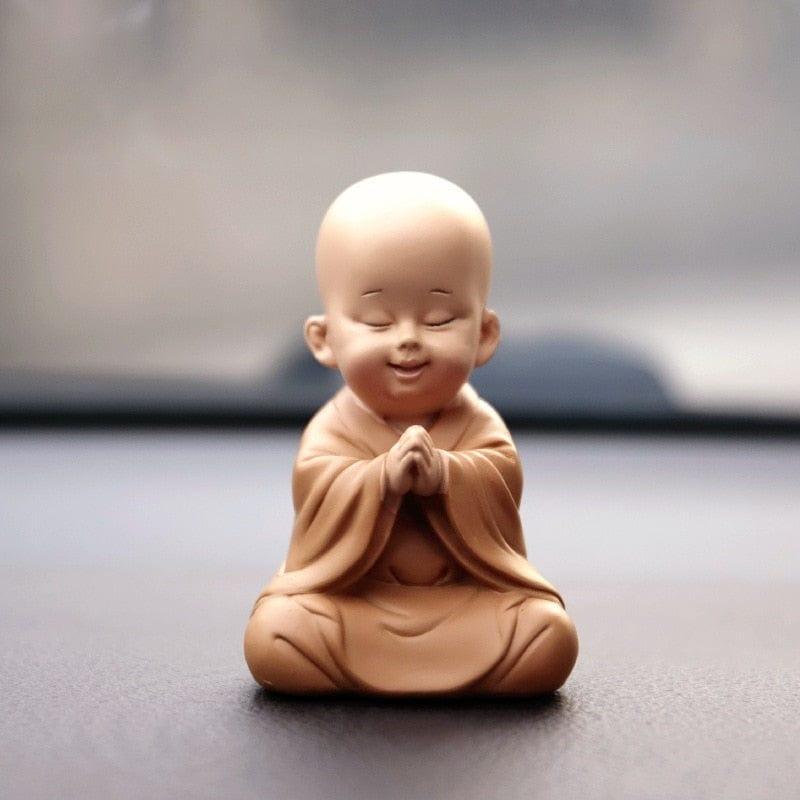 Shop 0 1034-15A Small Monk Figurines Religion Resin Crafts Desk Miniatures Decoration Ornaments Accessories Home Decor Monk Home Decoration Mademoiselle Home Decor