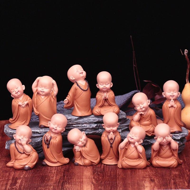 Shop 0 Small Monk Figurines Religion Resin Crafts Desk Miniatures Decoration Ornaments Accessories Home Decor Monk Home Decoration Mademoiselle Home Decor