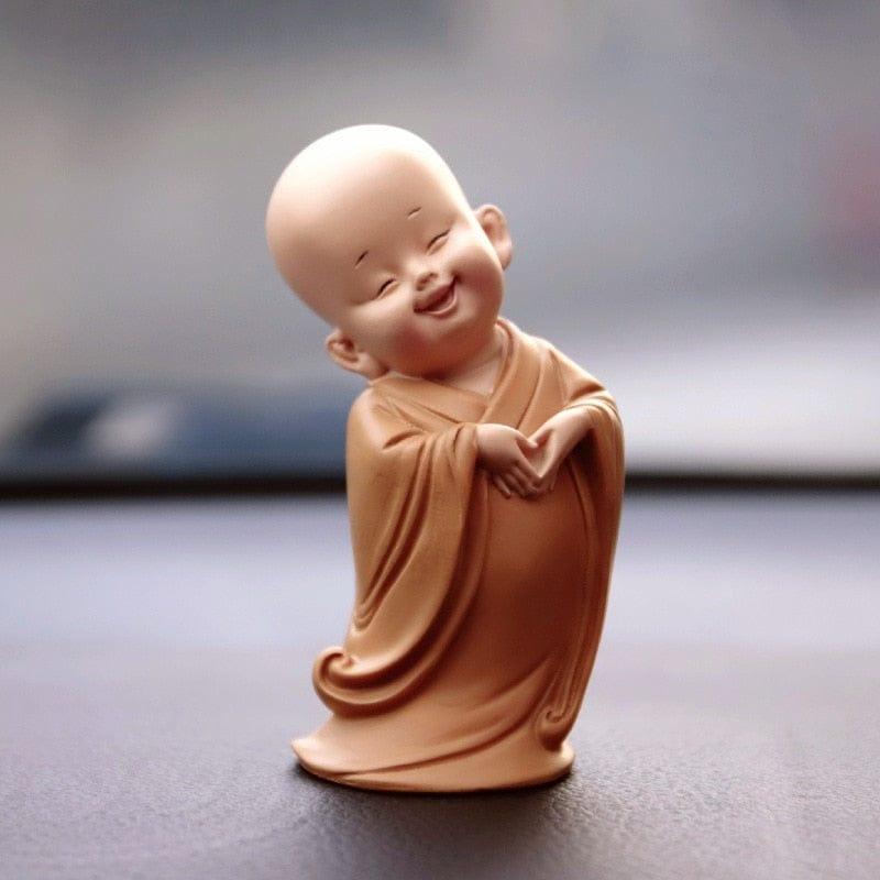 Shop 0 41034-17C Small Monk Figurines Religion Resin Crafts Desk Miniatures Decoration Ornaments Accessories Home Decor Monk Home Decoration Mademoiselle Home Decor