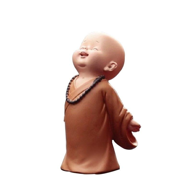Shop 0 1034-18C Small Monk Figurines Religion Resin Crafts Desk Miniatures Decoration Ornaments Accessories Home Decor Monk Home Decoration Mademoiselle Home Decor