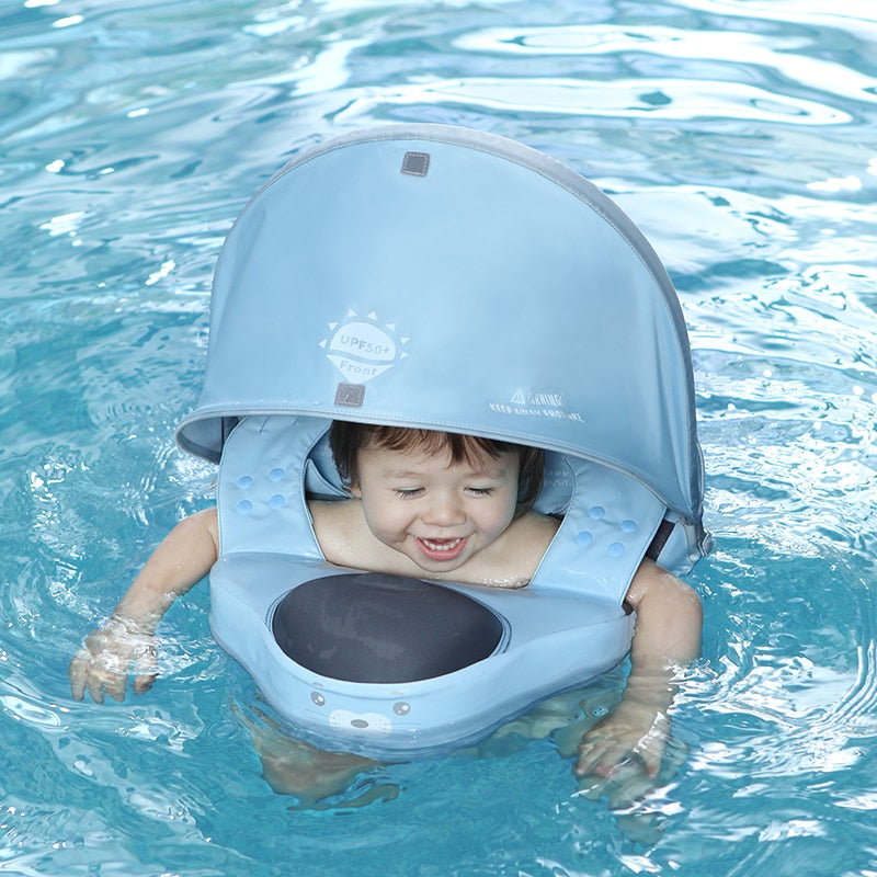MAMBO™ NON-INFLATABLE SEA LION UNDERARM FLOAT SWIM TRAINER WITH UPF50+ CANOPY