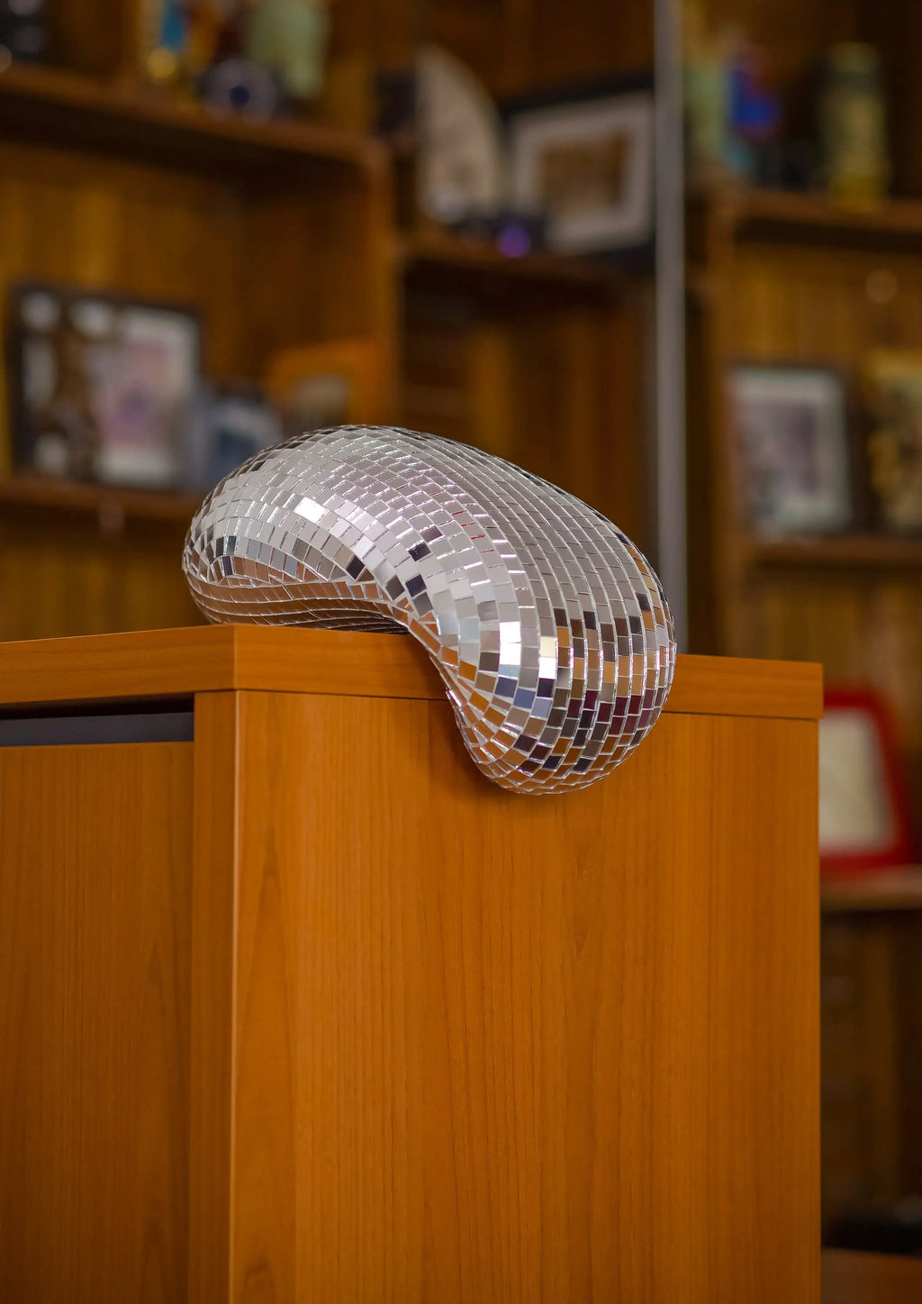 Melted Disco Ball Decor