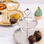 Velisse Three Tiered Stainless Steel Tray