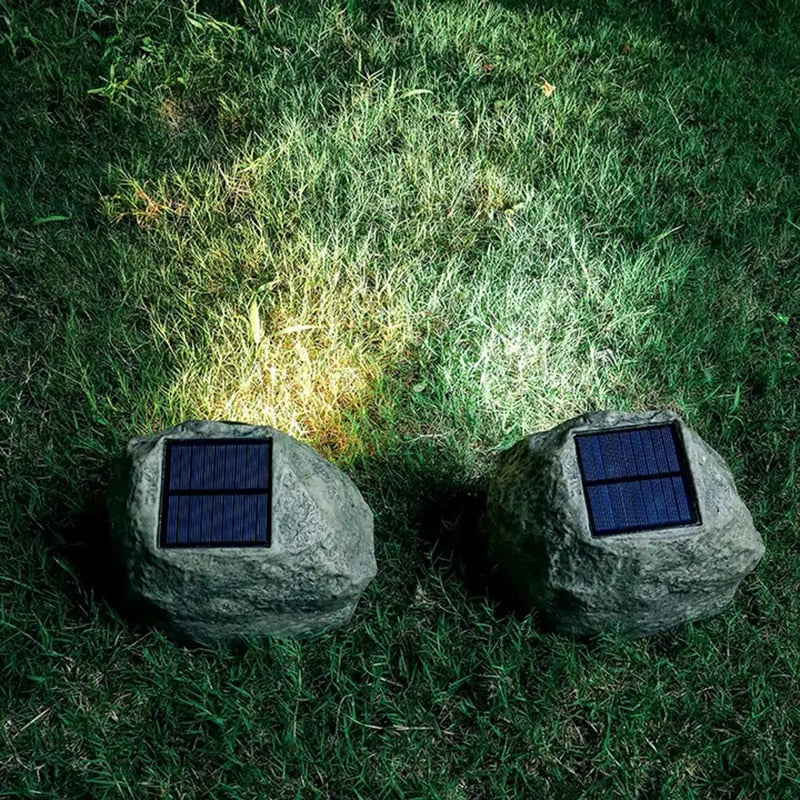 Stone Solar Outdoor Lighting