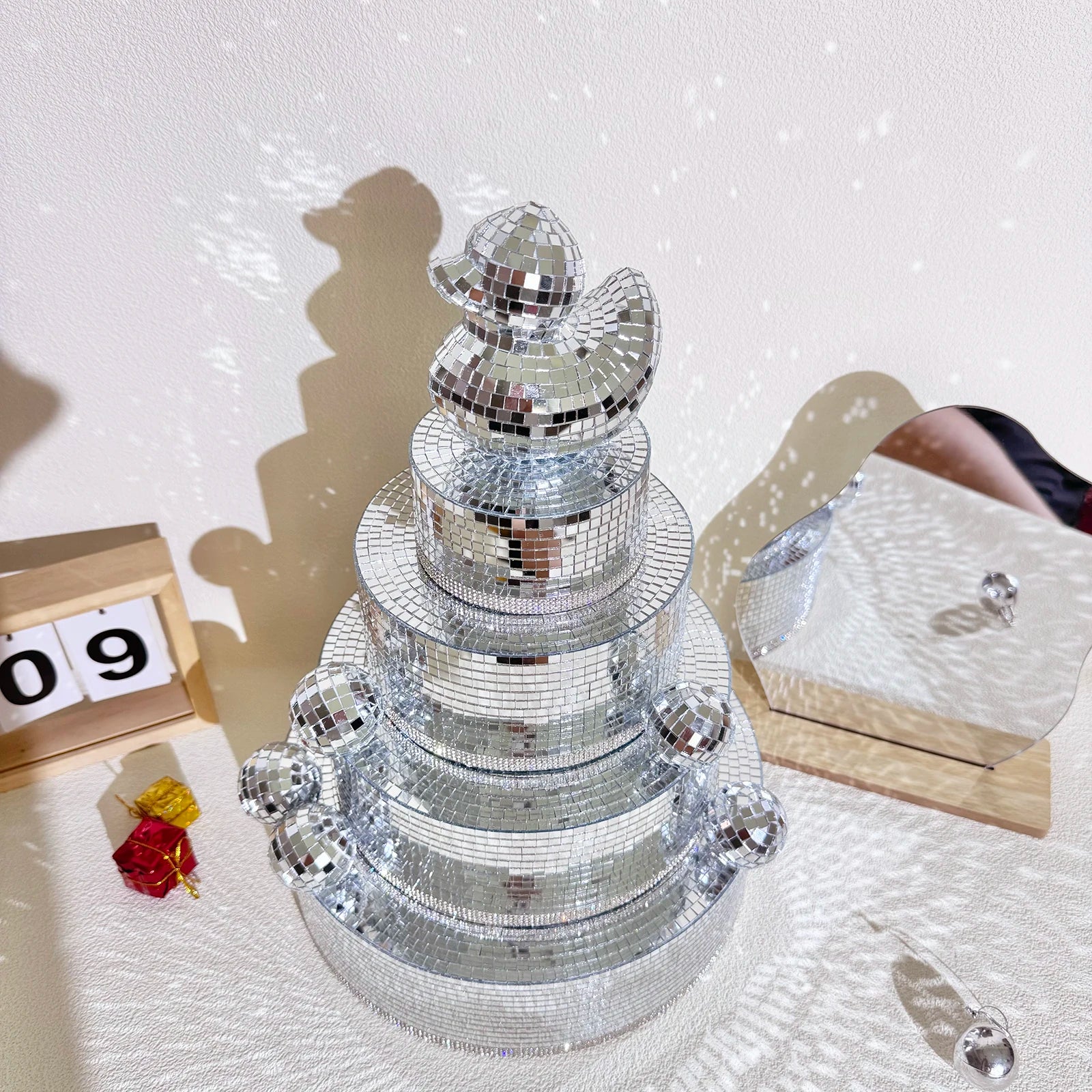 Disco Birthday Cake Decor