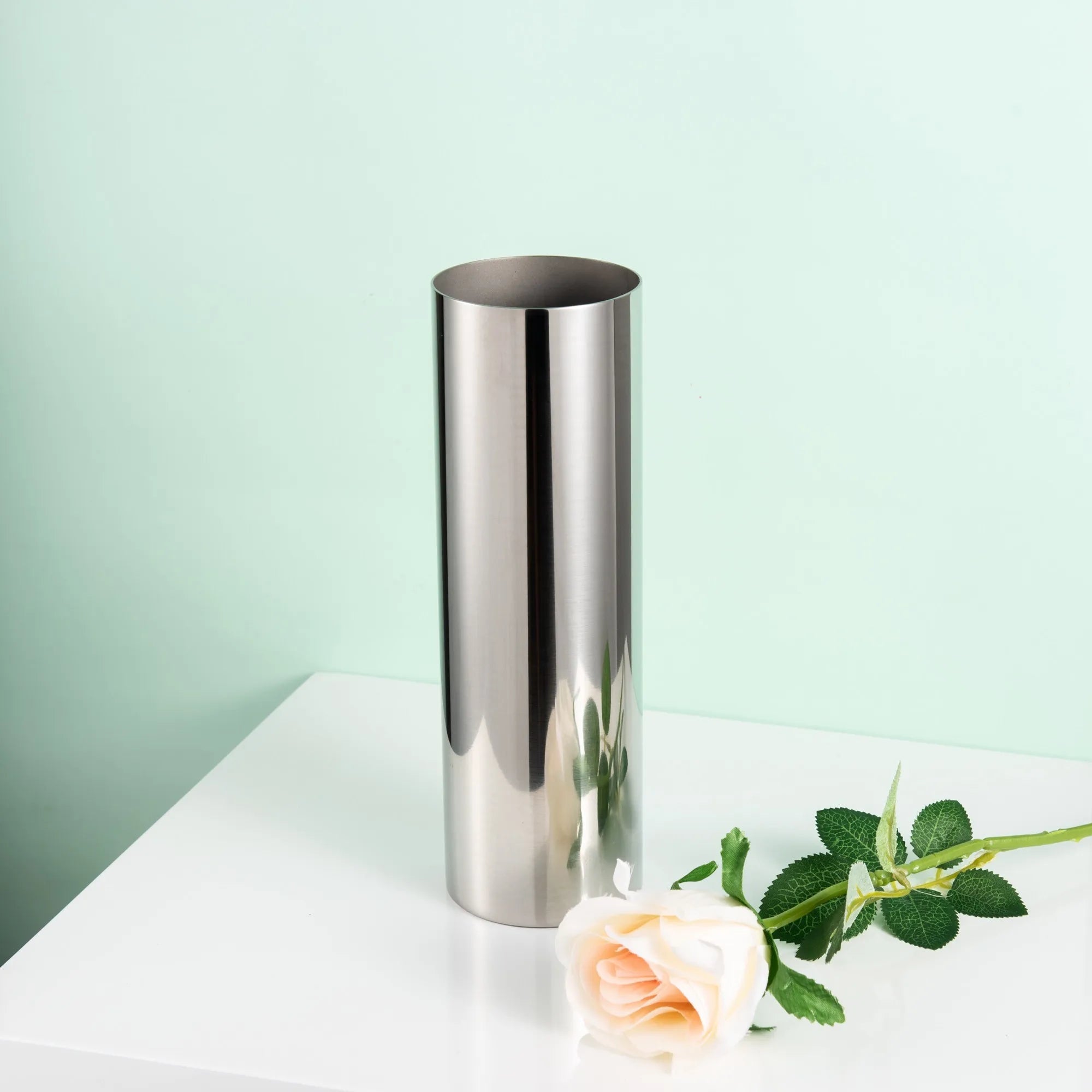 Hanae Stainless Steel Vase