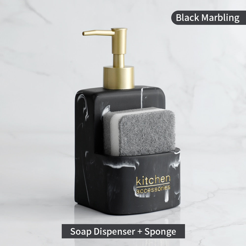 Koshe Soap Dispenser With Sponge Compartment