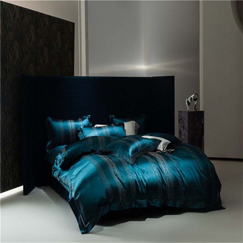 Azura Satin Egyptian Cotton Duvet Cover