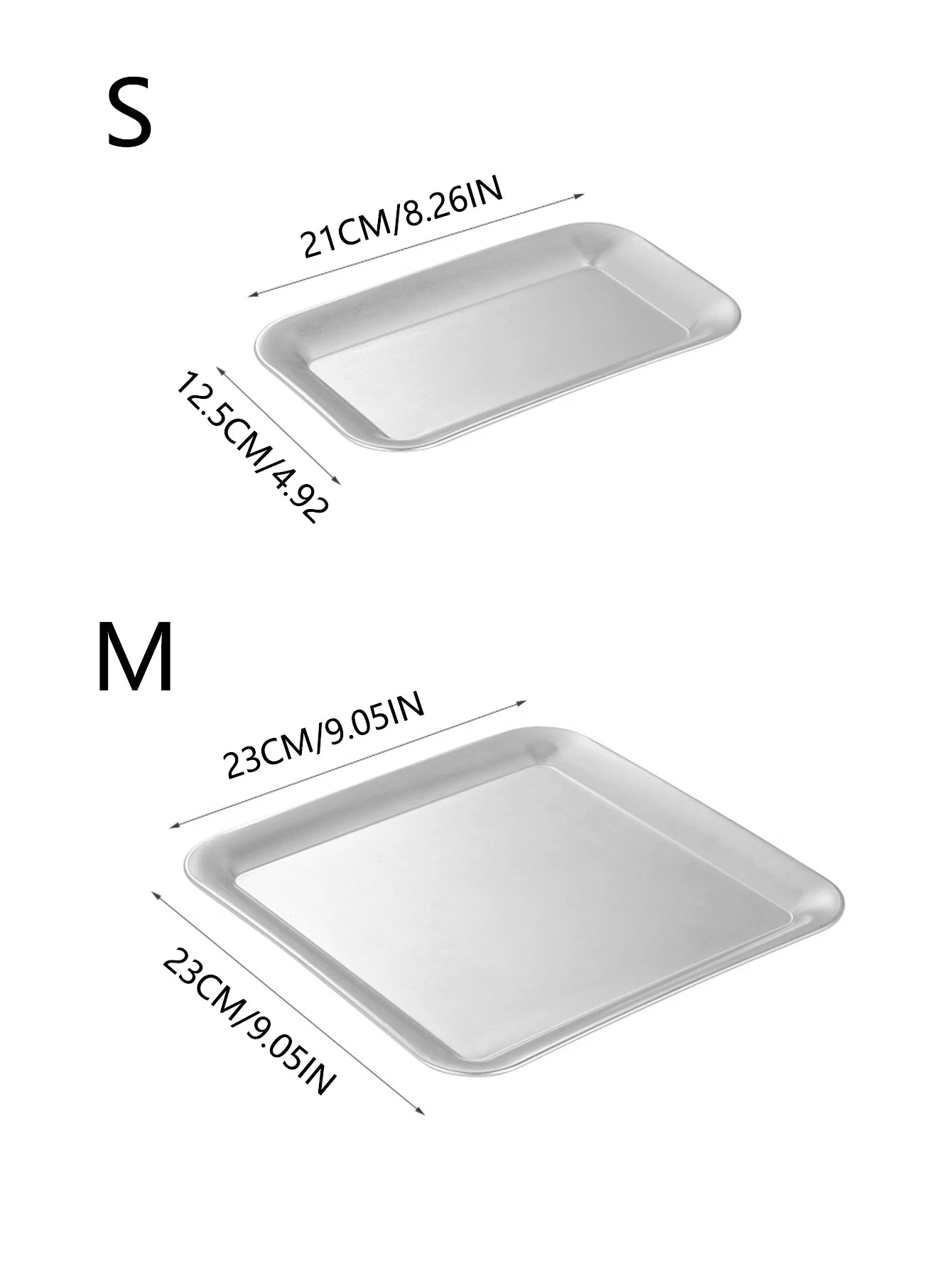 Sorelle Square Stainless Steel Tray