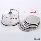 Aurum Stainless Steel Coaster 6pcs