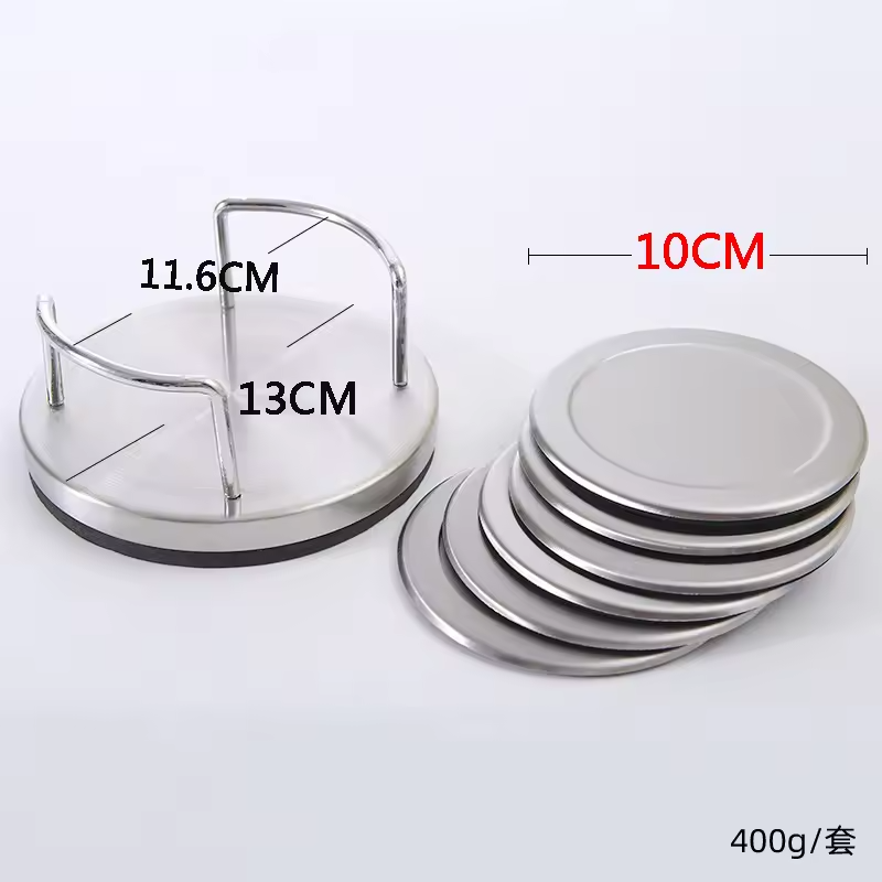 Aurum Stainless Steel Coaster 6pcs